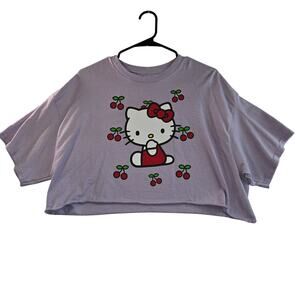 Hello Kitty Purple Crop Top Size XL